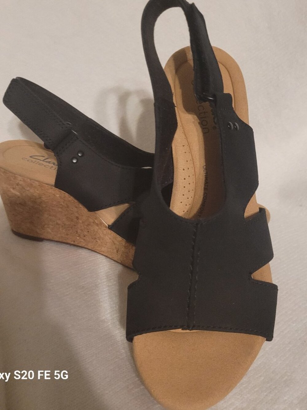 Clark's Collection Leather Wedges